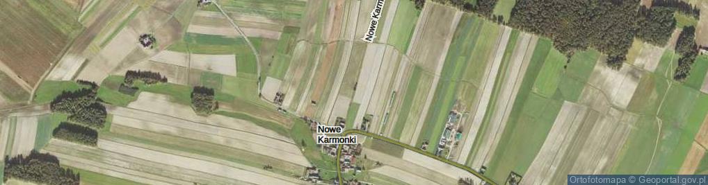 Zdjęcie satelitarne Nowe Karmonki ul.